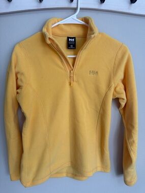 Helly Hansen Yellow Half-Zip Fleece Pullover